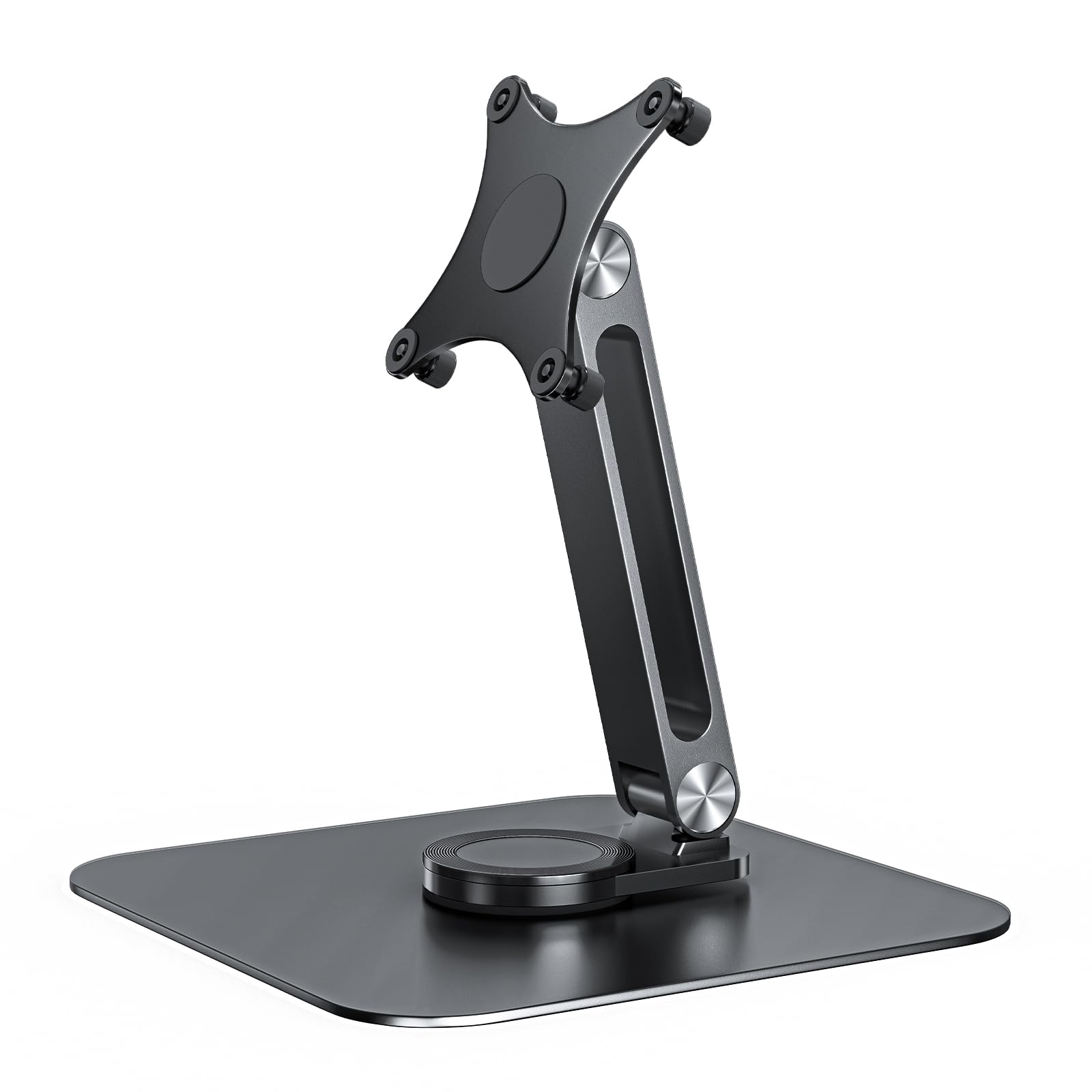 

REENEW Monitor Stand for Inch VESA M4 Single Arm Portable Monitor Tilt and Swivel Height Touchscreen Monitor Desk Mount Bracket and Screen Holder чёрный
