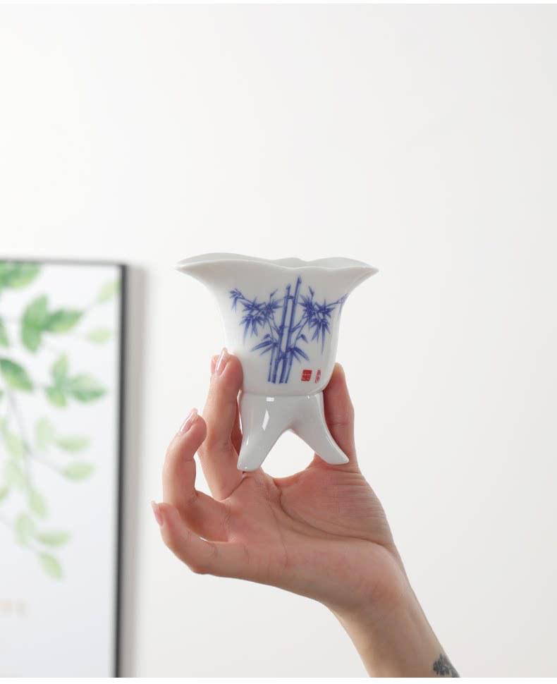Emperor Celadon Ceramic Wine Set: Choose One or Two Retro Chinese Baijiu Cups