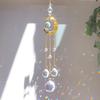 High Quality Eco-Friendly Handmade Polished Crystal Sun Catcher Ball Shape 35-40cm Feng Shui Hanging Wind Chime Window