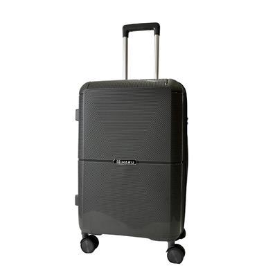 MIHARU Carry Ultra Double 360stupňové Vybaveno zipem TSA Cestovní kufr, Pouzdro, Příruční zavazadlo, Lehký, Velký, Tichý, Kolečka, Nárazuvzdorný,