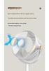 USB Floor Standing Circulator Fan with Remote, Aroma Function, and Voice Control – High Power Desktop Turbine Convection Electric Fan.