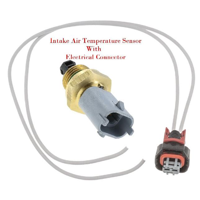 Air Charge Temperature Sensor With Connector Fits Ford 2003-2010 V8 6.0L