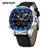 Sanda Multi-strap Electronic Sports Watch - New Style, Multifunctional, Waterproof, Student Timing Watch