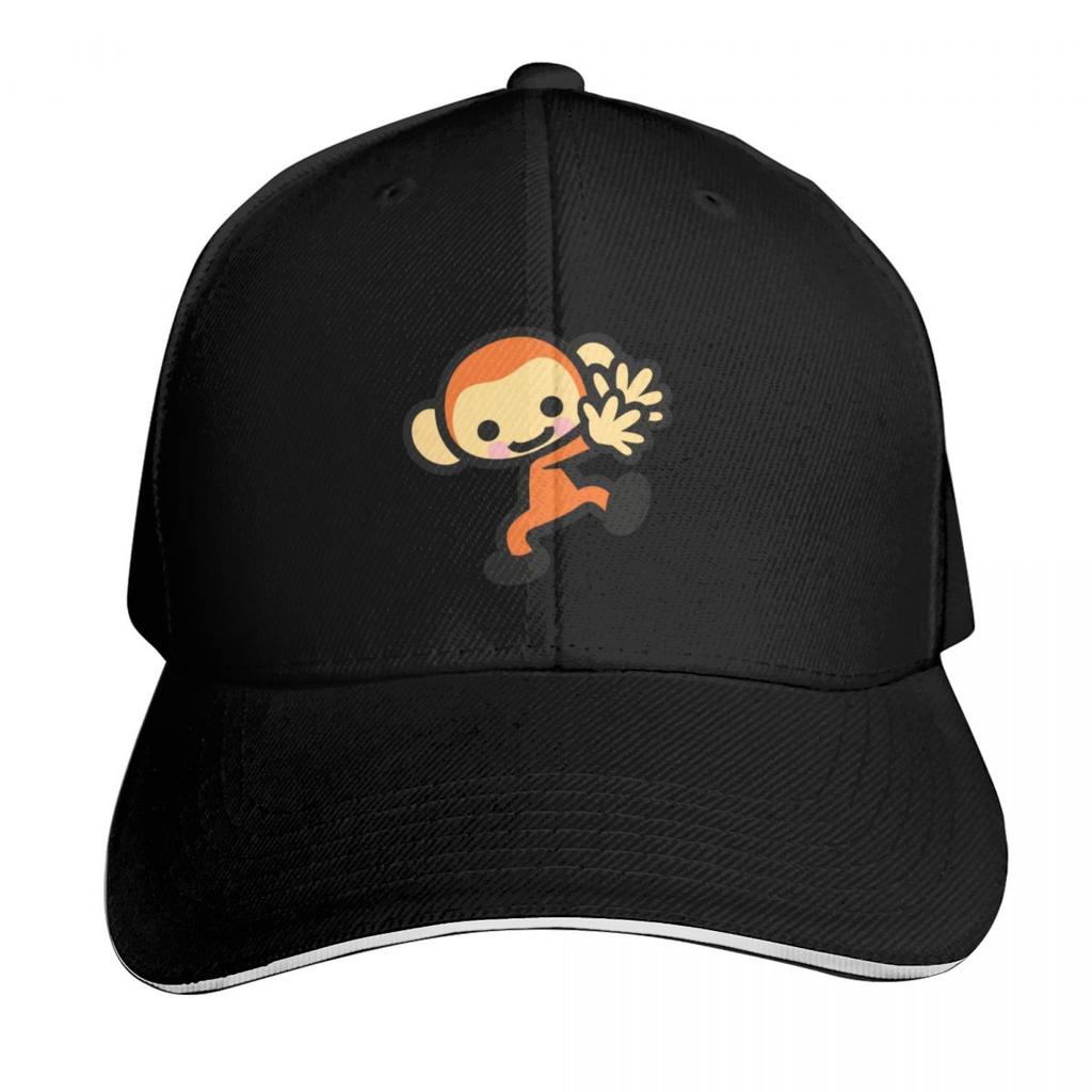 Rhythm Heaven Monkey Sticker Baseball Cap Unisex For Men Women Outdoor Golf Running Hiking Summer Beach Travel