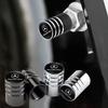 WAM3   4Pcs Car Tire Valve Cover Aluminum Alloy Car Wheel Tire Valve Caps For Mercedes Benz W210 W176 AMG CLS CLE CLA GLA GLB GLS Class
