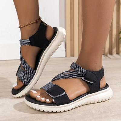 Women New Fashion Elegant Sandals Summer New Outdoor Sports Beach Wedge Height Increase Womens Comfortable Opened Toe Shoes