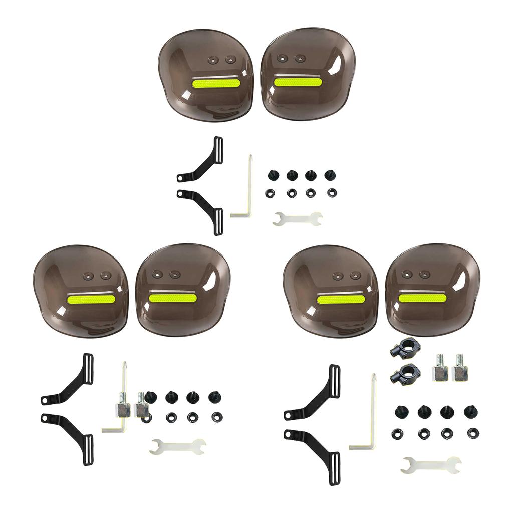 Vindtäta Motorcykel Handskydd Skydd Deflektorer Väderbeständiga Hög Styrka Med Säker Fästning för Förare