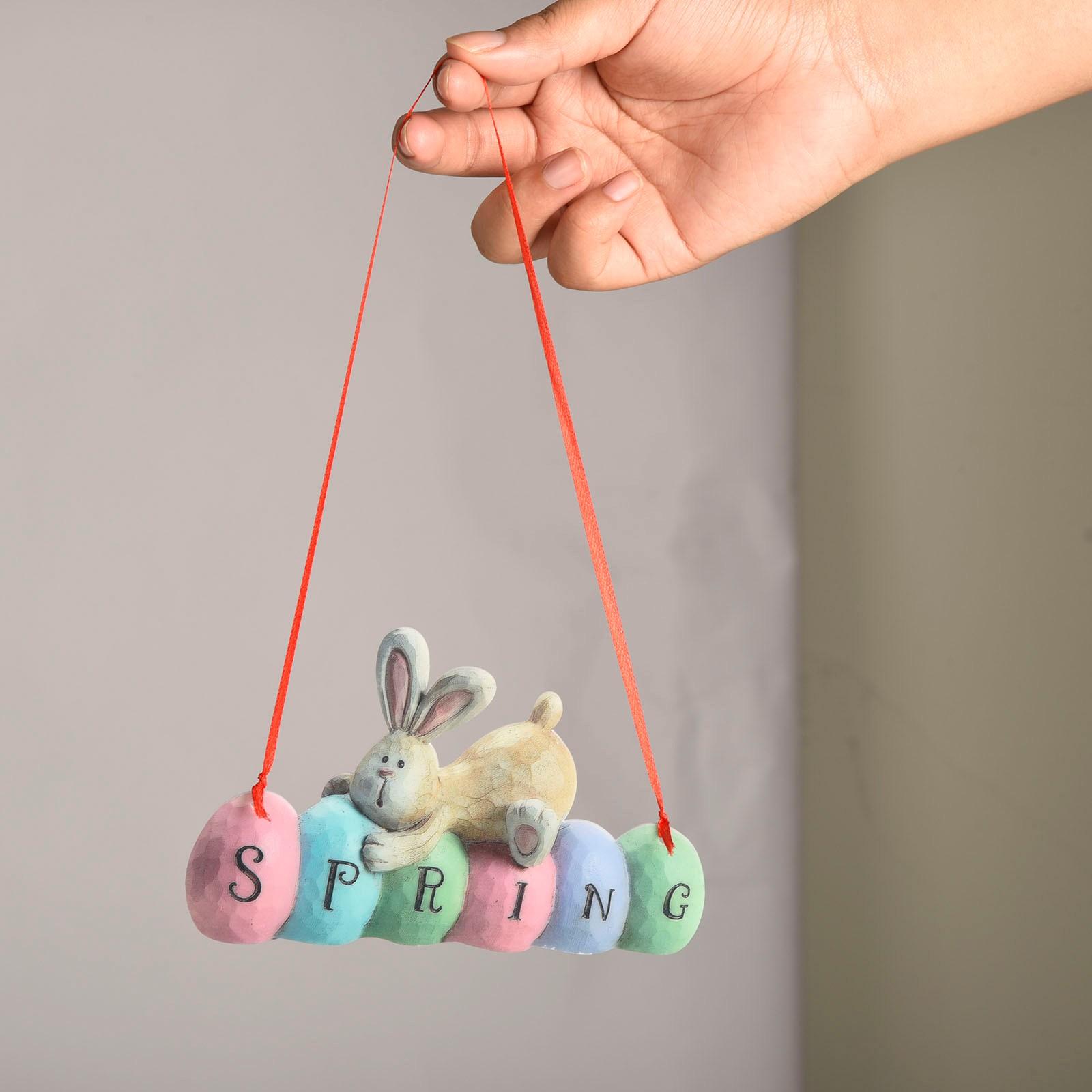 

Акриловое подвесное пасхальное украшение для елки-лазерная резка-яйцо кролики кролик милое ремесло