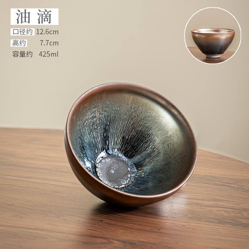 Ciotola da tè Matcha Jianzhan Ceramica Strumenti Dinastia Song Set Frusta Mescolatrice Giapponese Accessori Ornamenti Forniture Attrezzature Artigianato