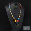 Vintage wooden necklace wind bohemian long personalized multi-layer sweater chain performance accessories women
