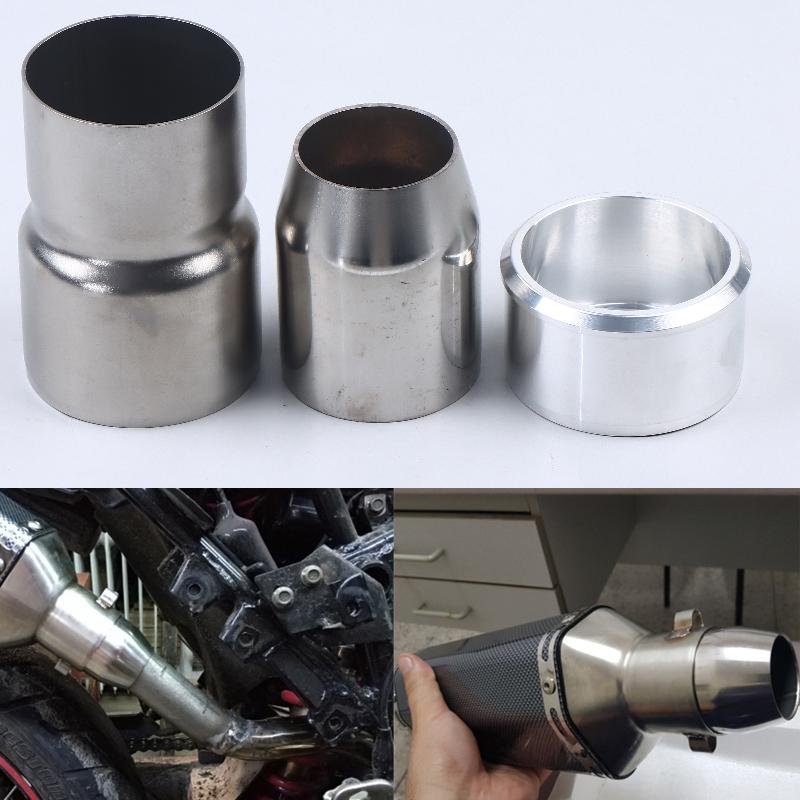 Univerzální adaptér výfukového tlumiče motocyklu 51 mm na 38 mm, 60 mm na 51 mm, svařovaná trubka 51 mm Příslušenství pro motocykly