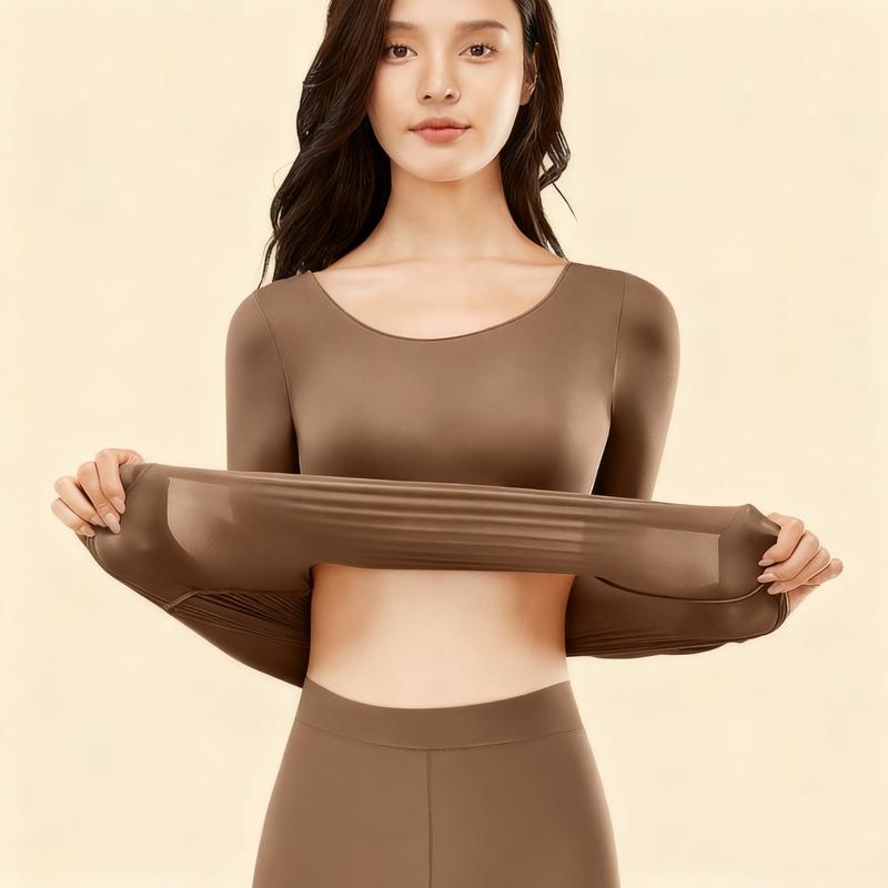 Бесшовный ультратонкий термобельевой топ L