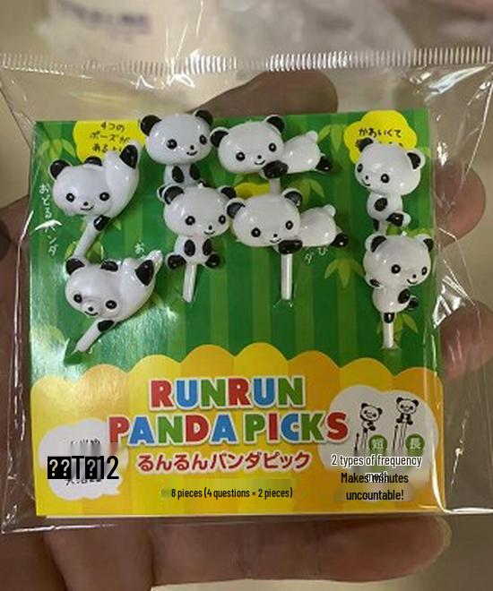 Animal Farm Mini Bento Picks: Cute Plastic Fruit Forks for Children's Bento Decoration