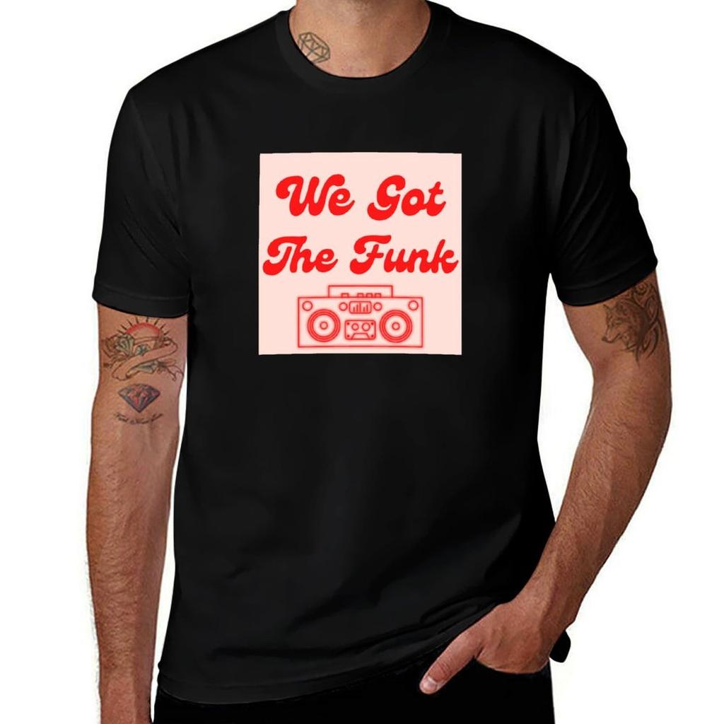 Funk Boombox Disco Lyrics TShirt funny t shirts man t shirts for man graphic vintage TShirt