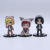 10Cm Naruto Anime Figure Plucked Hokage Tailed Beast Dress Up Naruto Action Figure Q Version Kakashi Figurine Pvc Collection Mod