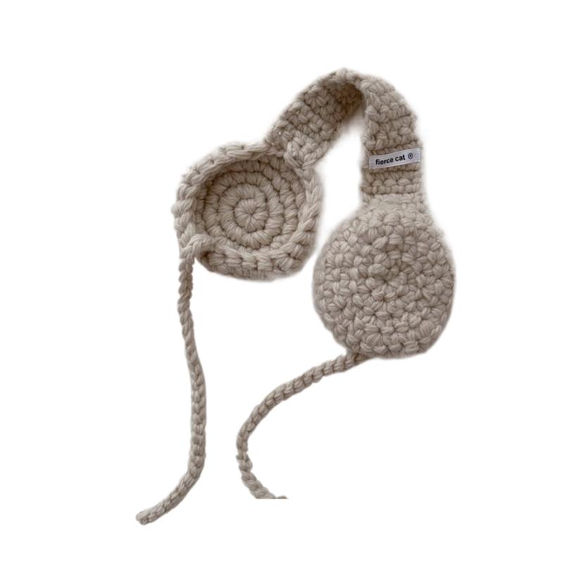 

Вязаные повязки на голову Крючком Зимние повязки на голову Грелки для ушей Вязаные повязки на голову для детей Девочек Мальчиков Повязка на голову покинуть белый