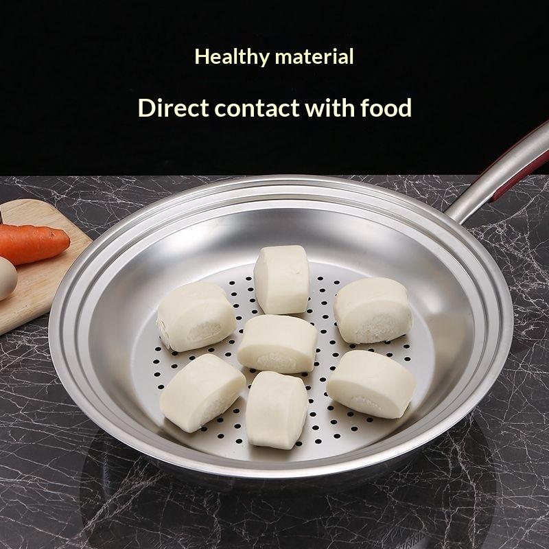 1Pcs One Steam Tray Can Accommodate 30-32-34 Inch Woks Multifunctional Steam Tray Steam Grid Universal