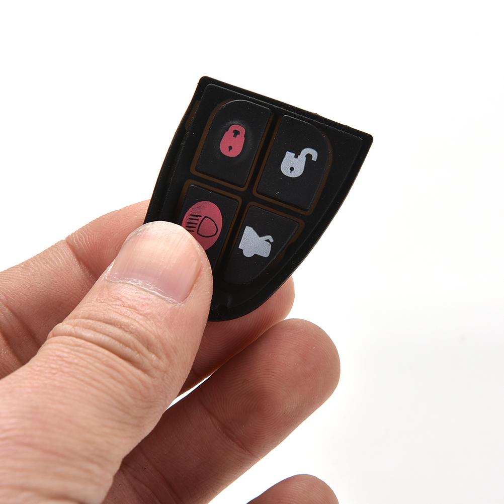 For Jaguar X S XJ XK TYPE Remote Key FOB 4 Button Rubber Pad Replacement