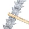 Eugen Yarn White Butterfly Double-Layer Embroidery Lace Clothing Skirt Diy Headgear Accessories Lace Beads Barcode