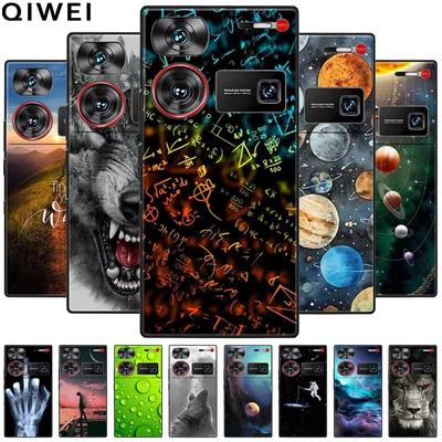 For ZTE Nubia Z60 Ultra Case Phone Cover Animals Soft Silicone TPU Coques for Nubia Z60Ultra 6.8'' NX721J Shockproof Funda Wolf