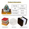 Juletre Bordkalender Med LED-lys 2025 Kalender Notatblokk Kreativ Bordkalender DIY Notater Notisblokk 3D Kunstkalender