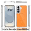 Samsung S26 Ultra/Plus Transparent Acrylic Magnetic Charging Case with Drop Protection