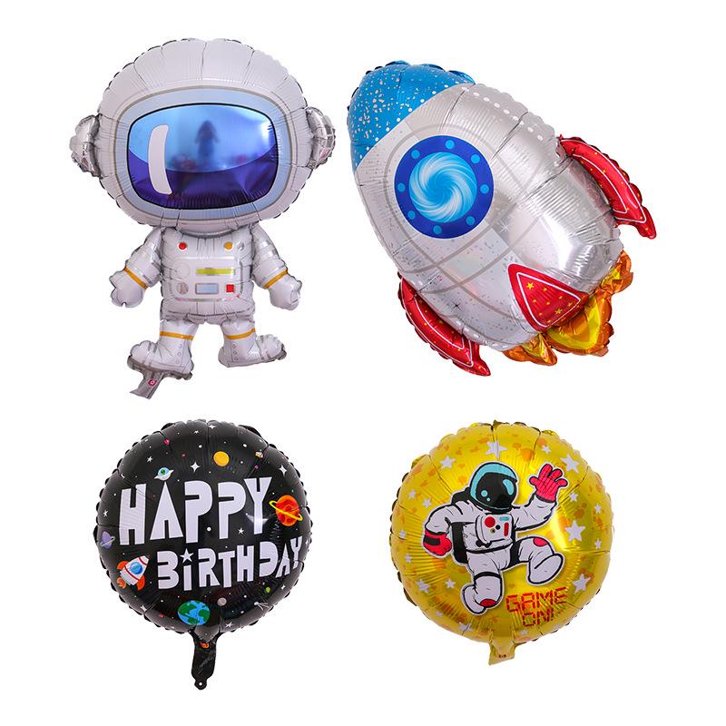 Space Birthday Party Decorations: Moon, Astronaut, Spaceship & Rocket Balloons