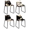 Day and Night - Day and Night Dining Chairs 4 Pcs Genuine Goat Leather