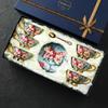 Yan Coffee Cup Chooses Bone China Afternoon Tea Tea Set Ceramic Gift Box Gift Gaoyan Premium Export Cup Saucer
