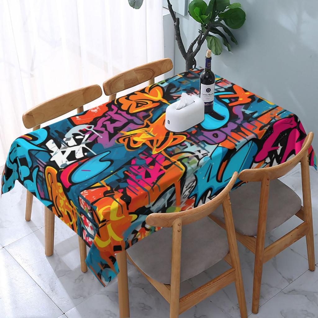 Custom Patterned Tablecloth Waterproof Oil-proof Tablecloth Family Wedding Office Decoration Tablecloth Exclusive Service
