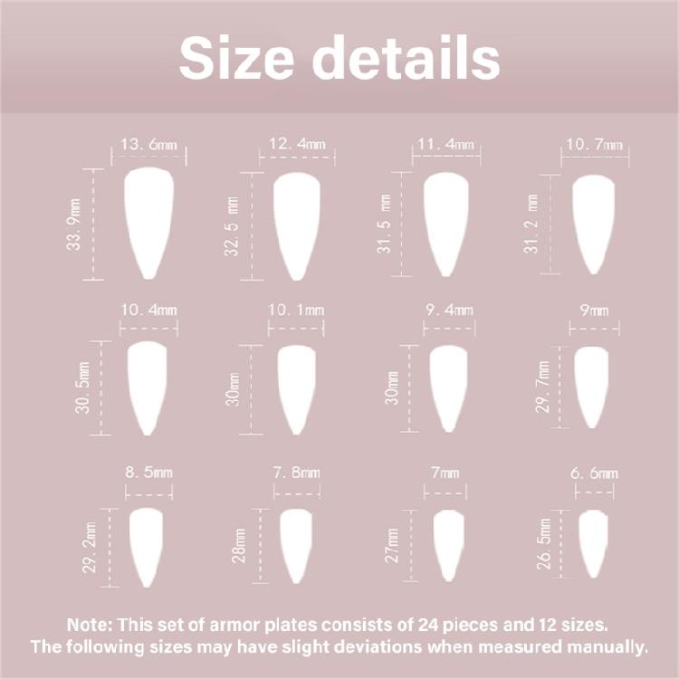 Long Stilettos Almond Press on Nail Bows Rhinestones Glues on Nail French Fake Nail Designs False Nail Artificial Nail