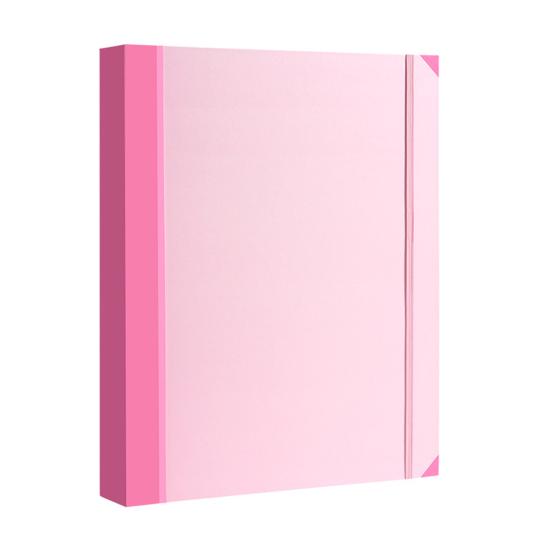 Держатель для папок с этикетками и наклейками Многослойная сумка для хранения документов из прочного материала Органайзер для документов Канцелярские принадлежности розовый