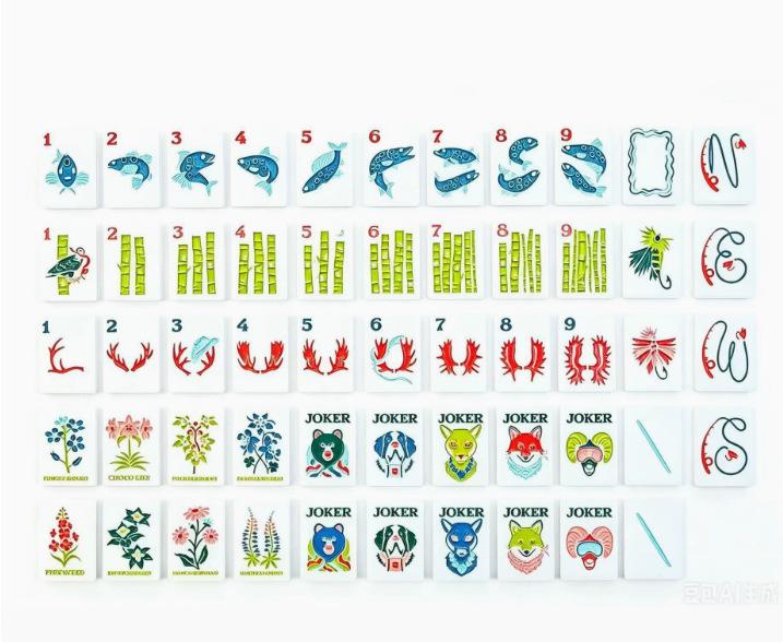 30mm American Mahjong Set with 160