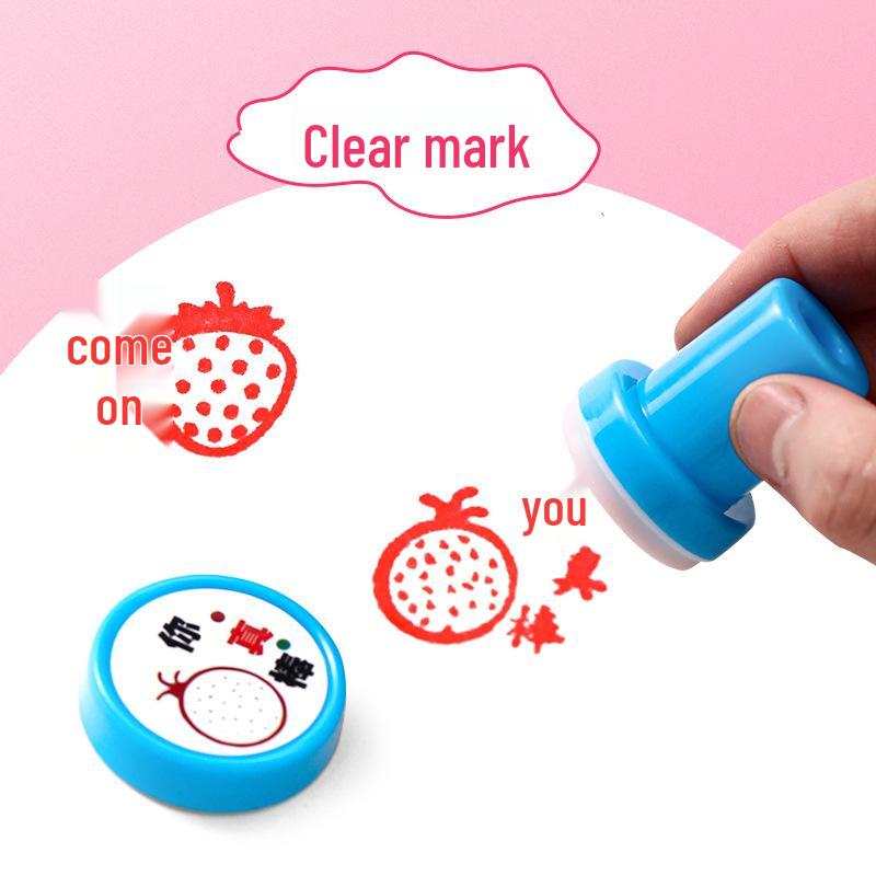 Creative Cartoon Animal Stamp Set for Kids - Fun, Cute Plastic Stamps for Kindergarten Gifts
