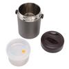 2L Dark Gray Insulated Food Container Multi Layer Stainless Steel Large Capacity Insulation Vacuum Food Jar