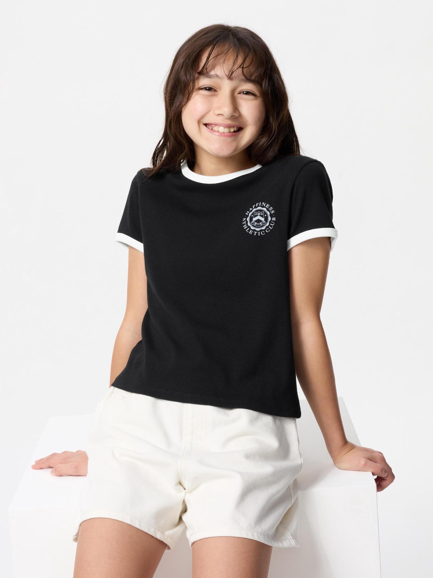 

Uniqlo Девочки SofT Lip Mini T Ringer