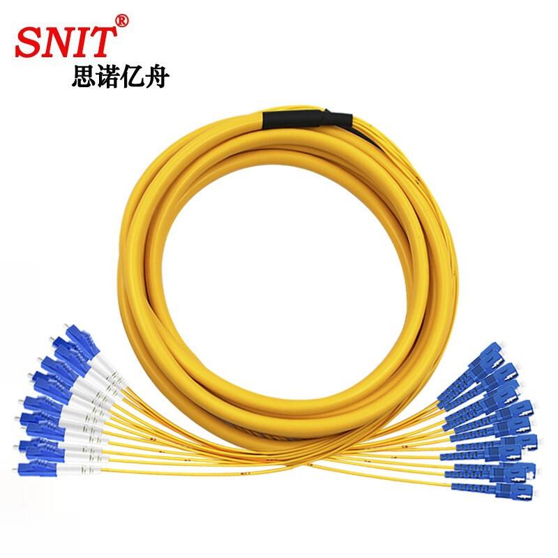 SNIT 12-Core Breakout Single-Mode Fiber Patch Cord