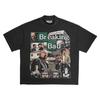 Distressed Breaking Bad TV Series Collage Retro Vintage Graphic Casual Tee