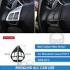 For Mitsubishi Lancer Evolution EVO X 2008-2015 Center Full Set Suit Cover Real Carbon Fiber Sticker Car Interior Accessories