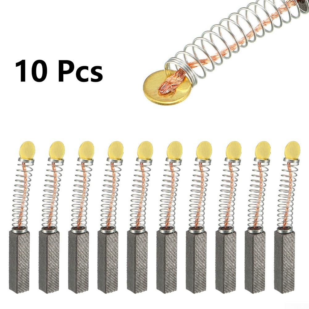 10pcs/set Carbon Brushes Carbon Brushes Carbon/Metal For Electric Motors