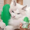 Pet Hair Removal Massage Comb Scratching Rubbing Brush Kitten Grooming Self Cleaning Wall Corner Cat Scratcher Brush