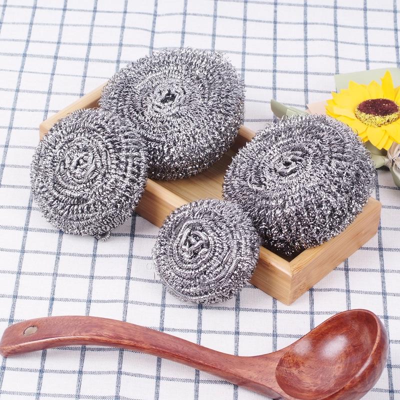 12g Stainless Steel Wire Kitchen Cleaning Brush for Pots and Dishes
