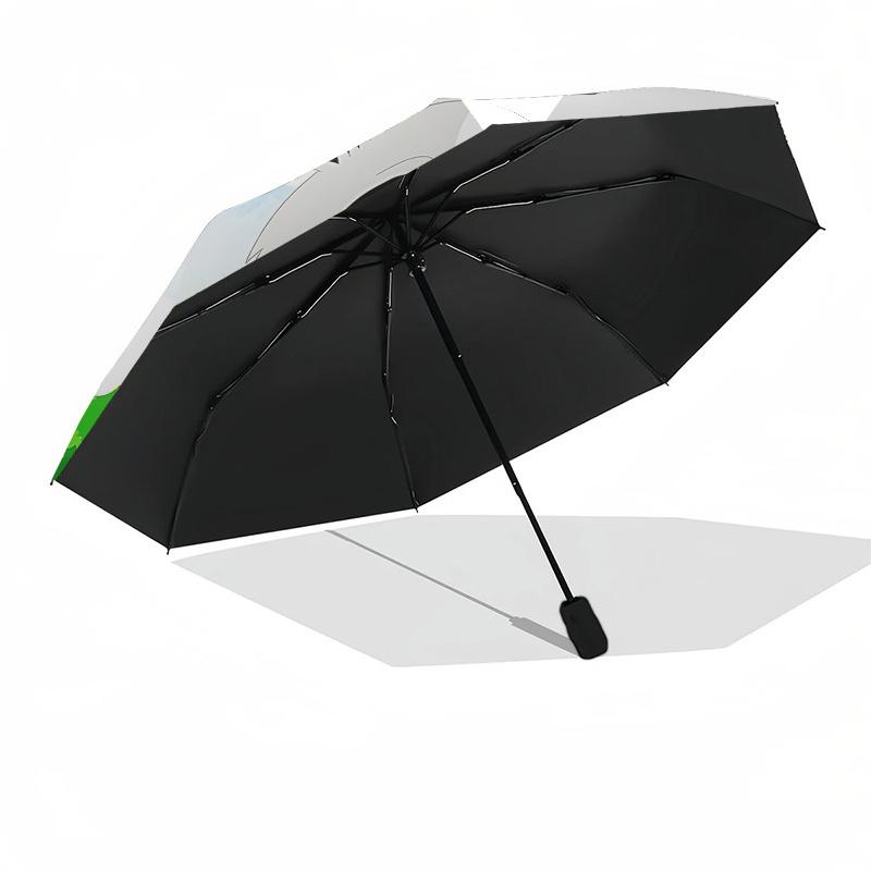 1pc Panda Print Automatic Open/Close Umbrella, 8-Rib Sturdy Frame, Umbrella for Travel, Everyday, Formal Events Yy251126032