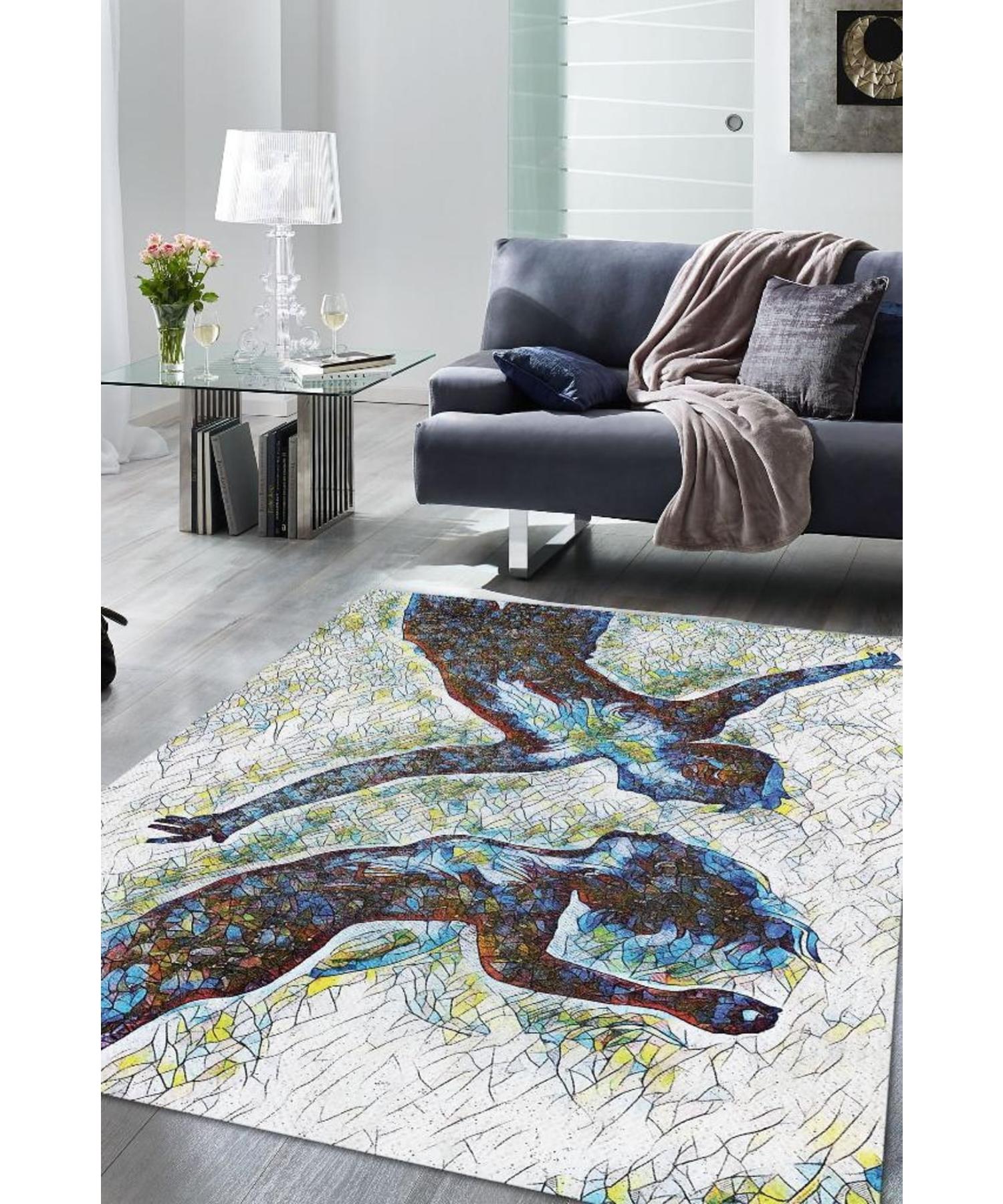 

Kavusma тканый моющийся декоративный домашний ковер