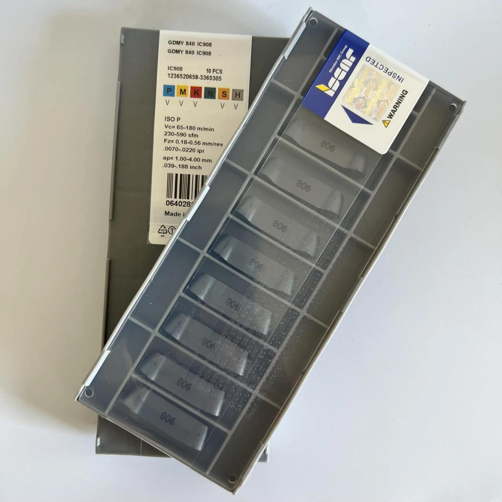 

ISCAR / GDMY840 IC908 /Industrial indexable Carbide Inserts 10 PCS
