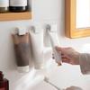 Toothpaste Clip Waterproof Wall Mount Plastic Facial Cleanser Toothpaste Holder for Bathroom