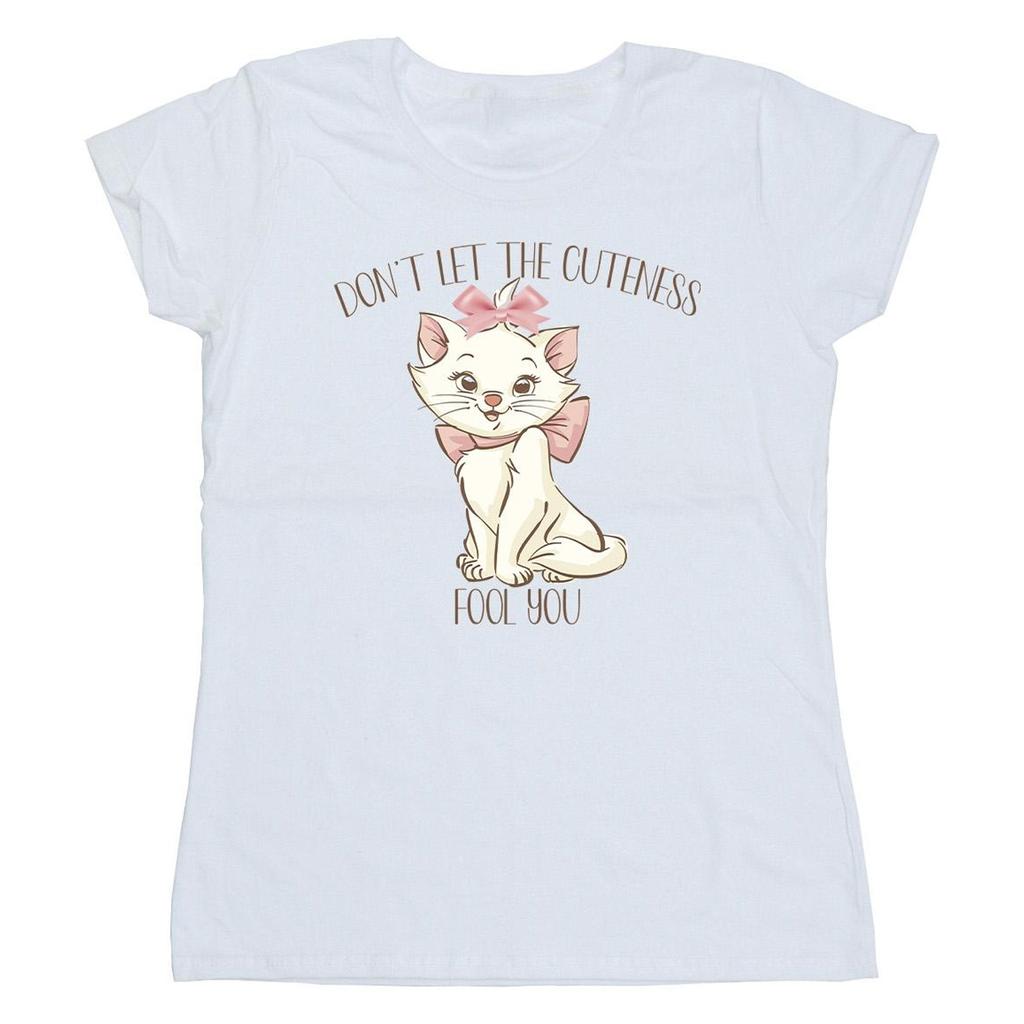 The Aristocats Womens/Ladies Cuteness Marie Cotton T-Shirt