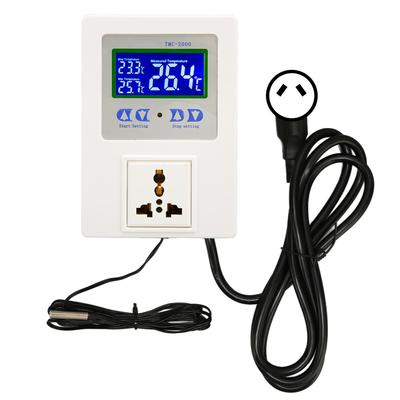 Digital Temperature Controller LCD Display Heating Cooling Thermostat Controller for Reptile