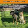 Mesh Pet Cage Cover 8 Panel Kennel Shade Protector Durable Dog Pen Cover  Small Animals