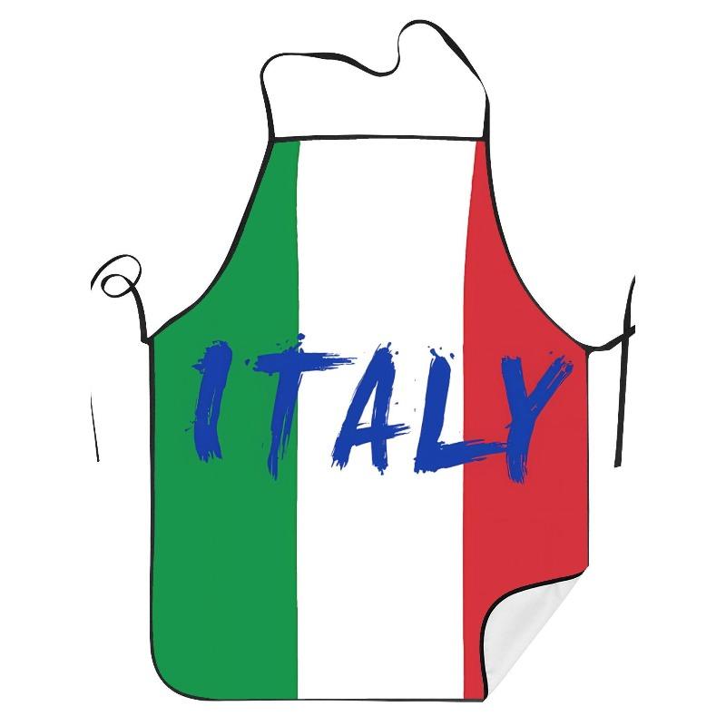 1pc BBQ Apron Italian Pattern Creative Sesign Kitchen Apron Nice Festival Decoration